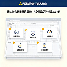 重庆建站-网站制作新手避坑指南：5个最常见的错误与对策