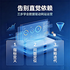 巫溪建站-告别直觉依赖：三步学会数据驱动网站运营