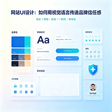 奉节建站-网站UI设计：如何用视觉语言传递品牌信任感
