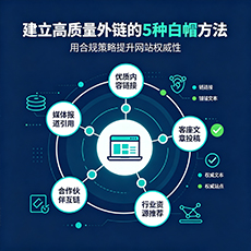 奉节建站-建立高质量外链的5种白帽方法